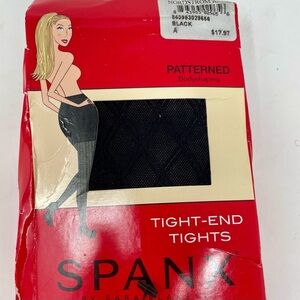 New Spanx tight end pattern tights size A